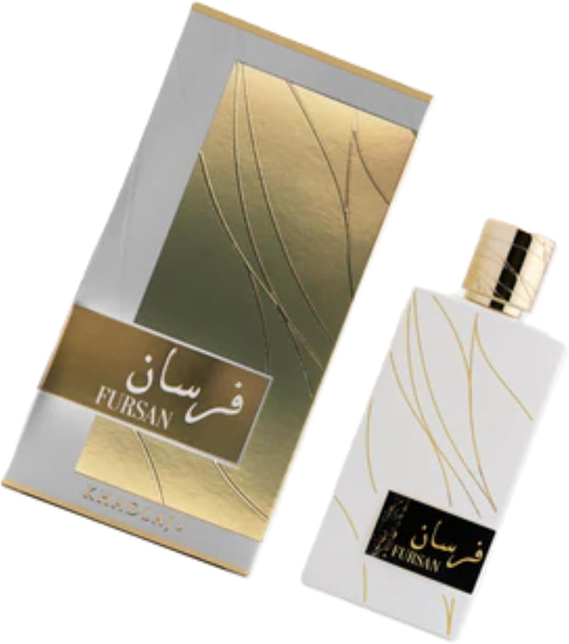 Khadlaj Fursan White 100ml EDP Perfume Spray Jasmine Coconut Vanilla Powder Perfume KHADLAJ PERFUMES