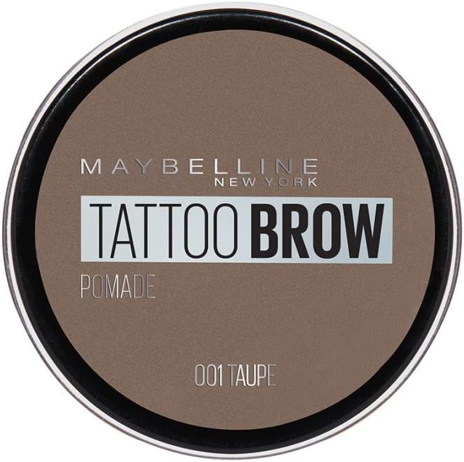 Maybelline Eyebrow, Tattoo Brow Longlasting Eyebrow Pomade Pot Taupe Maybelline