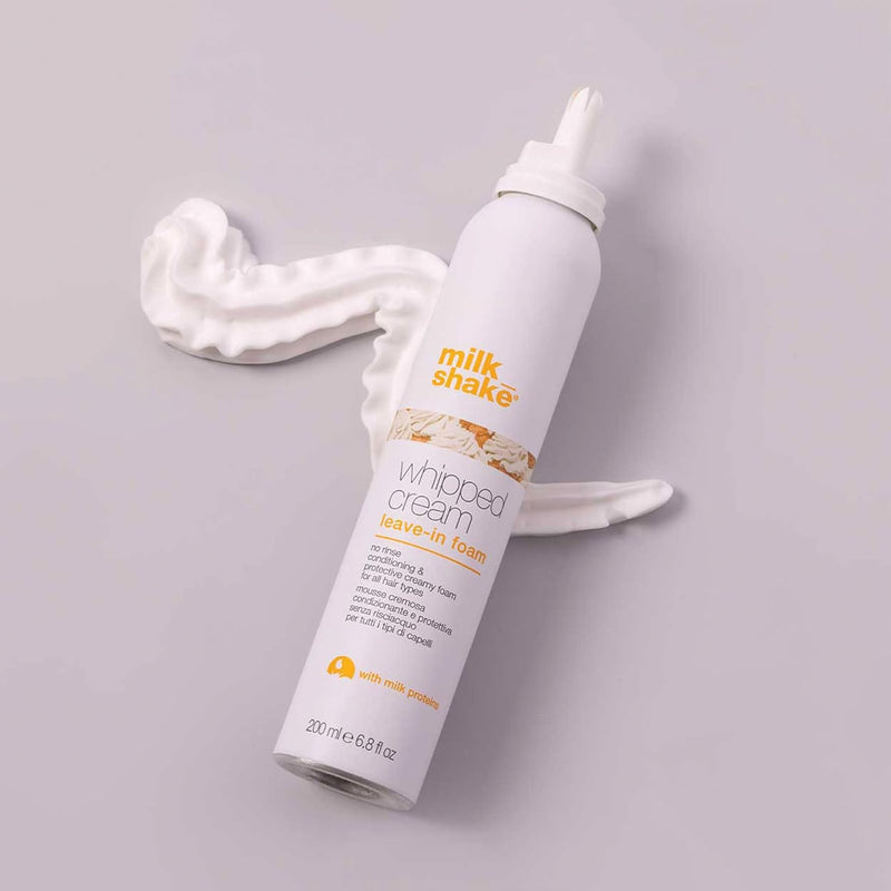 milk_shake | Make My Day Whipped Cream 200 ml, Leave-In Foam for Super Soft Hair, Made in Italy Greenwize