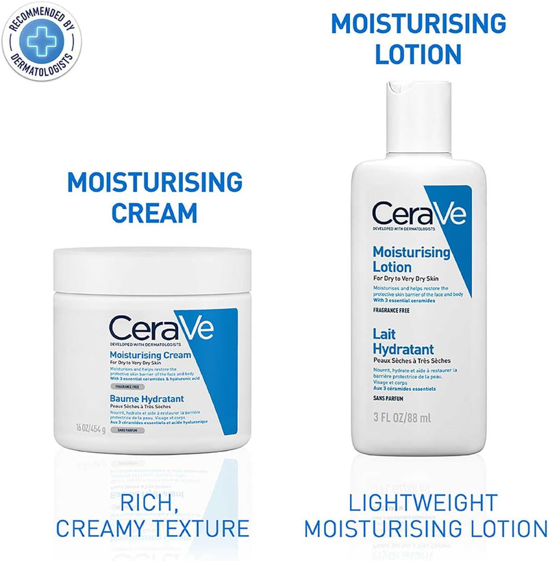 CeraVe Travel Size Moisturising Lotion for Dry Skin 88ml Greenwize
