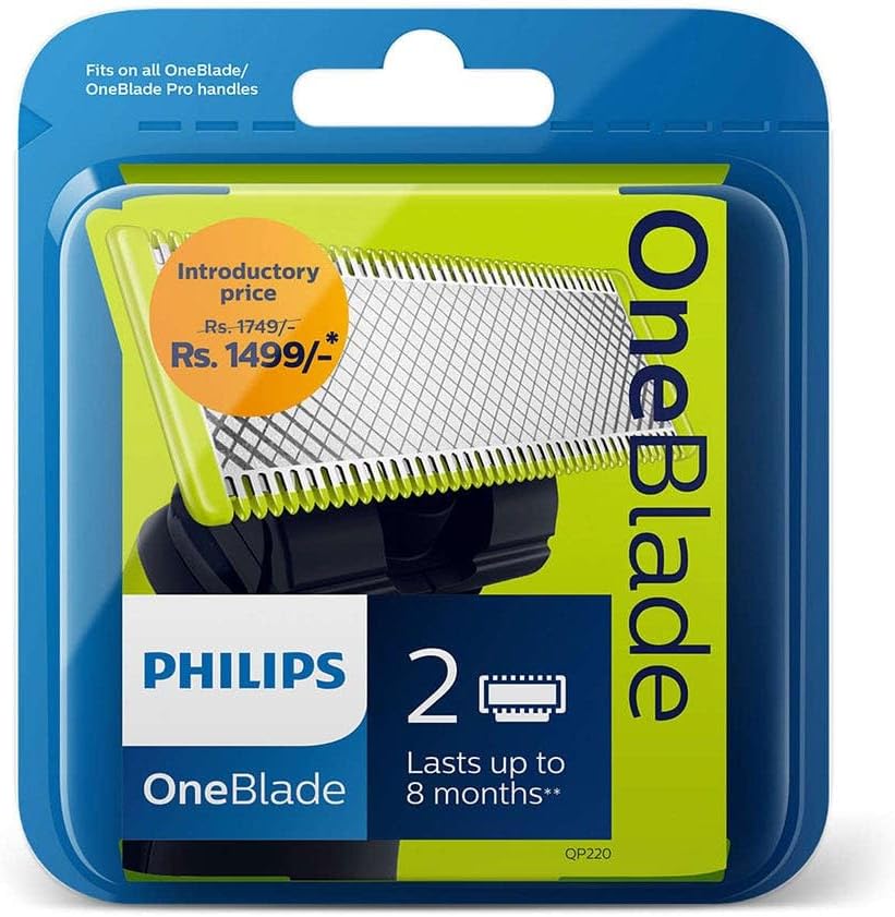 Philips OneBlade QP220/50 able Blade, 2-Piece Greenwize