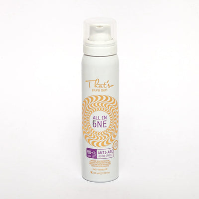 Sun Protection for face Mousse SPF 50, That'so All in One, Anti-age 100ml, transparent That's so