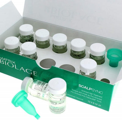 Matrix Biolage ScalpSync Aminexil Hair Treatment 10 Ampoules, 60 ml Greenwize