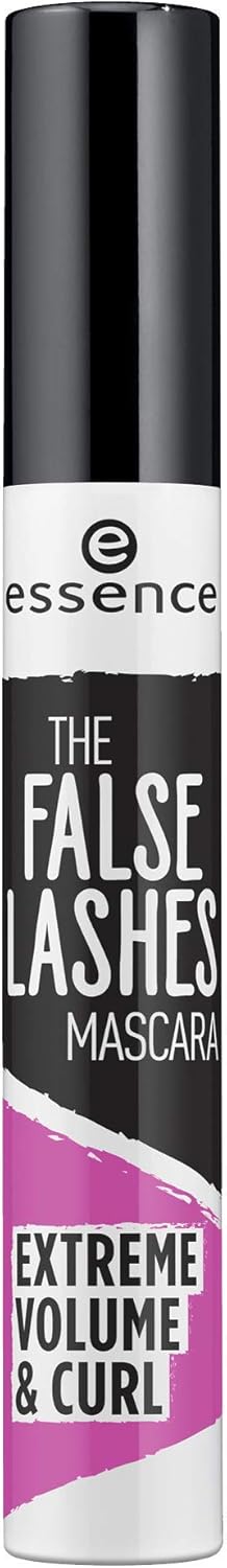 essence The False Lashes Mascara Extreme Volume & Curl, Mascara, Black, Swinging, Volumizing, Vegan, Perfume, No Alcohol (10 ml) Greenwize
