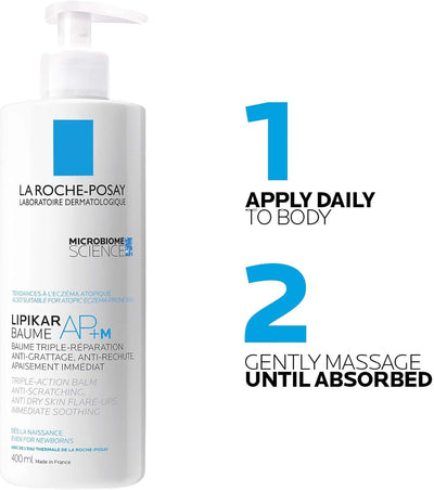 La Roche-Posay Lipikar Baume AP+M Moisturiser For Dry Skin 400ml La Roche-Posay