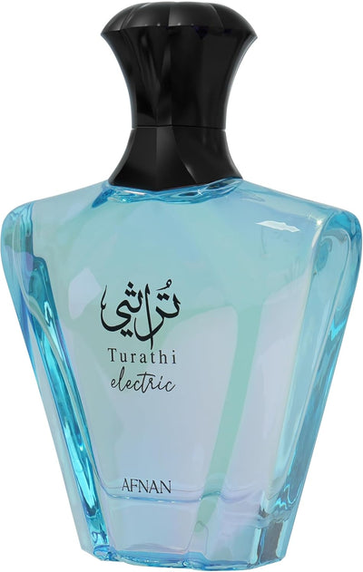 Afnan Turathi Electric Unisex Eau de Parfum Perfume Fragrance Spray Bottle 90ml Greenwize