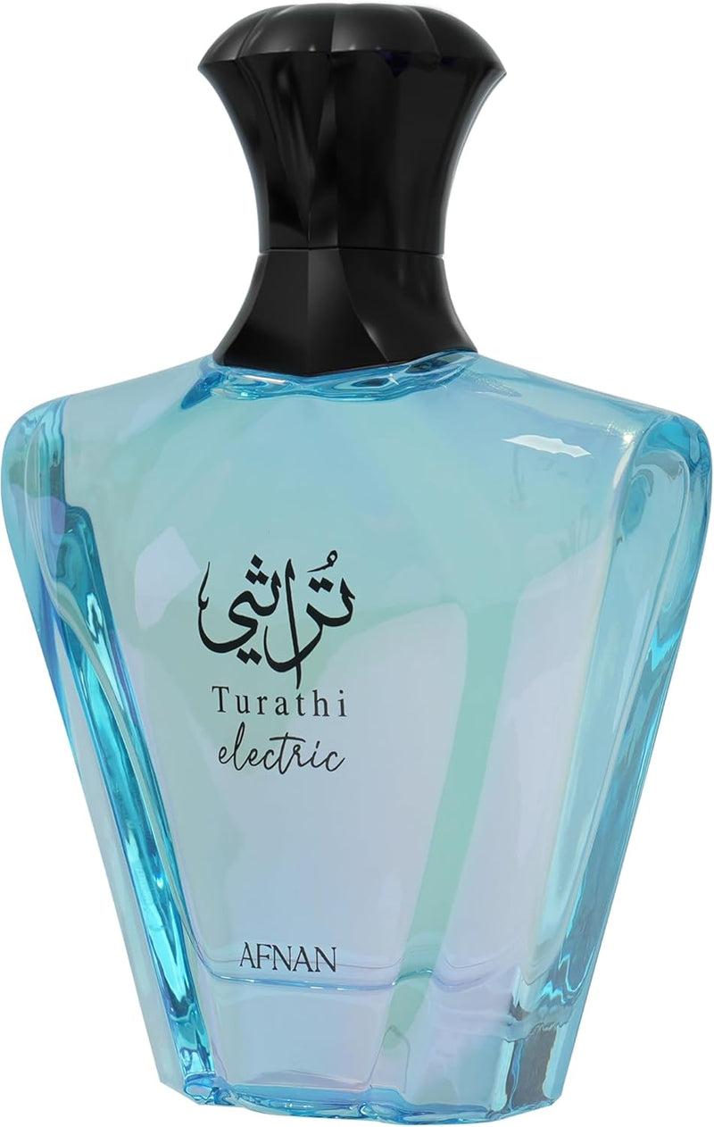 Afnan Turathi Electric Unisex Eau de Parfum Perfume Fragrance Spray Bottle 90ml Greenwize