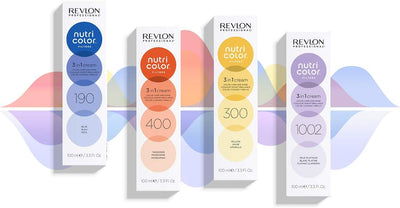 REVLON PROFESSIONAL Nutri Color Filters, Semi-Permanent Toning Hair Color, 821 Silver Beige, 240 ml REVLON PROFESSIONAL