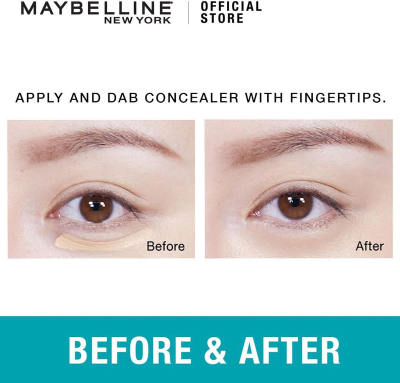 Maybelline Fit Me! Full Coverage Concealer, Matte & Poreless Ultra Blendable, Shade: Medium 25, 6.8 ml Greenwize