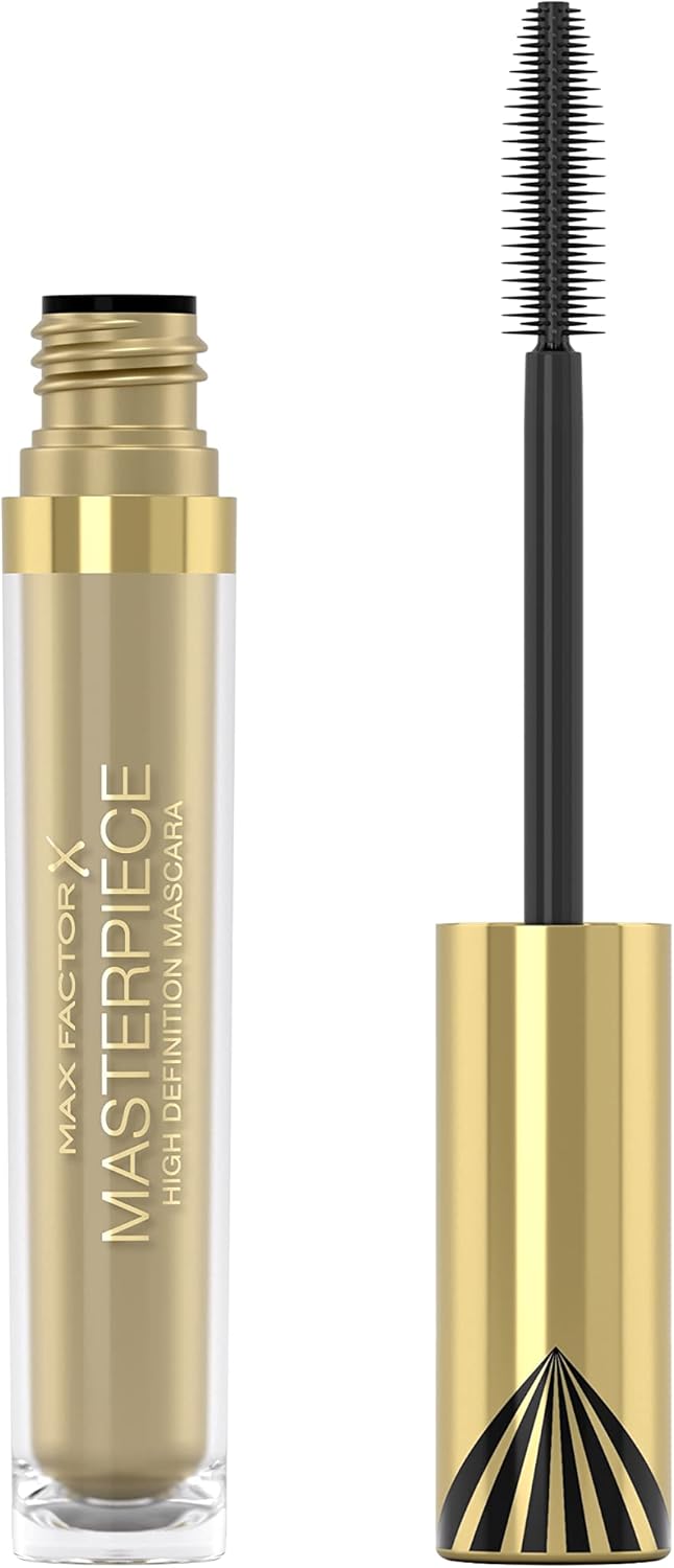Max Factor Masterpiece High Definition Mascara, 01 Rich Black, Volumising and Smudge Proof Formula for Sensitive Eyes, 4.5 ml Greenwize