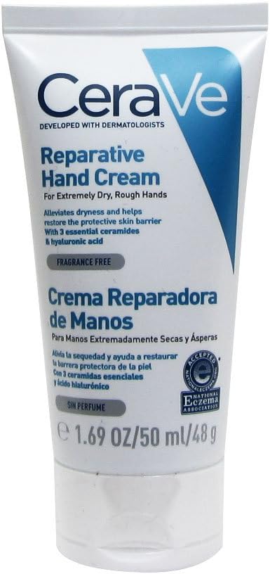 CeraVe Reparative Hand Cream with Ceramides for Extremely Dry, Rough Hands 50ml Greenwize