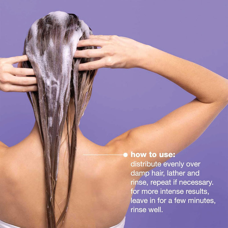 milk_shake | Silver Shine Shampoo 300 ml, Specific Anti-Yellow Delicate Shampoo for Blonde or Grey Hair, with Purple Pigment, Made in Italy Greenwize