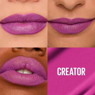 Lipstick with a velvety matte finish, lasts up to 16 hours thanks to its elastic ink technology Greenwize