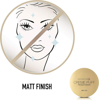 Max Factor Cream Puff Pressed Compact Powder, 21 g, 05 Translucent Greenwize