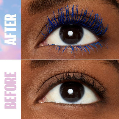 Maybelline Mascara Lash Sensational Sky High Volumizing and Thickening Eyelash Lengthening. Flake Free Formula, Mascara Blue Mist Greenwize