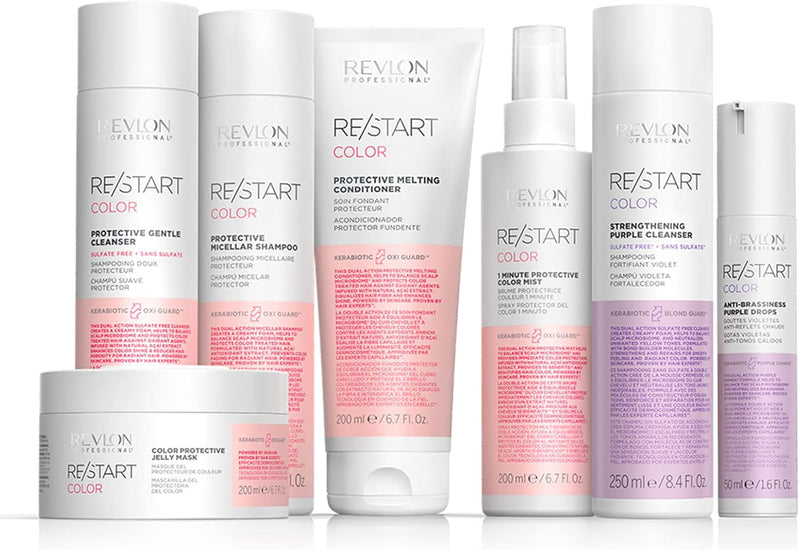 Revlon Professional Color Protective Micellar Shampoo Hair Treatment for Damaged & Coloured Hair to Protect & Enhance Shine (250ml) Unisex Revlon Professional