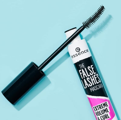 essence The False Lashes Mascara Extreme Volume & Curl, Mascara, Black, Swinging, Volumizing, Vegan, Perfume, No Alcohol (10 ml) Greenwize