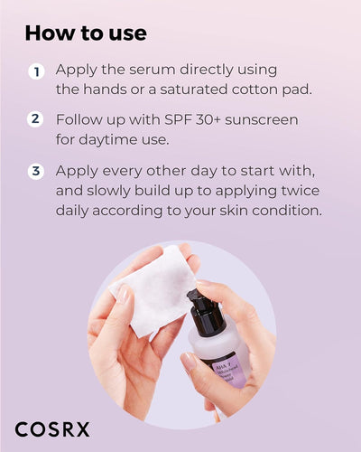 COSRX AHA 7 Whitehead Power Liquid 3.38 fl.oz / 100ml | Glycolic acid 7% Dark Spot Remover | Korean Skin Care, Animal Testing Free, Paraben Free COSRX Store