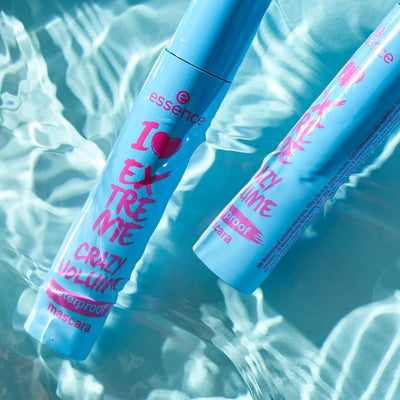 Essence I Love Extreme Crazy Volume Waterproof Mascara Black Volume Instant Result Intensive Waterproof Vegan Perfume Free (12 ml) Greenwize