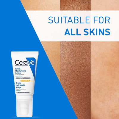 CeraVe AM Facial Moisturising Lotion SPF30 with Ceramides for Normal to Dry Skin 52ml Greenwize