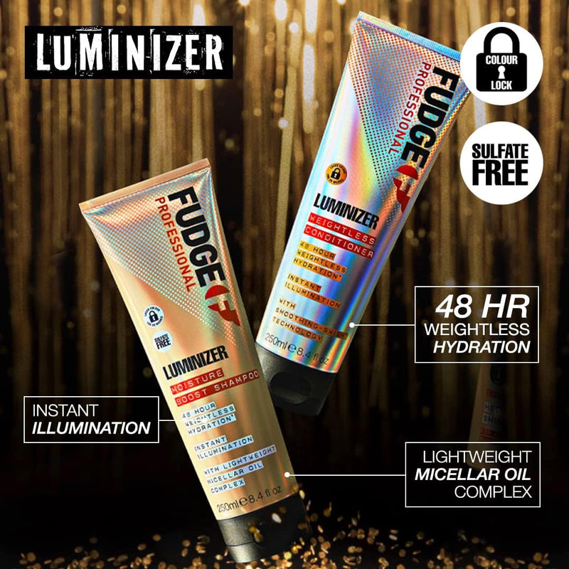 Fudge Professional Luminizer Conditioner, 85 Percent Stronger Hair, for Frizzy Hair, Illuminating and Smoothing, 250 ml Greenwize