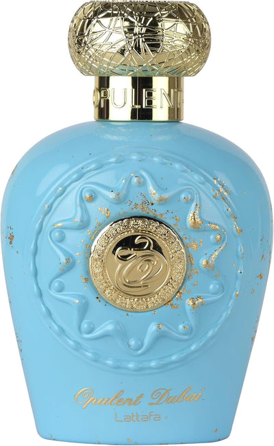 Opulent Dubai by Lattafa Perfumes Unisex Eau de Parfum 100ml Oriental Floral Fragrance with Mango, Jasmine, Ambergris and Oakmoss Long Lasting Luxury Scent for Men and Women Lattafa