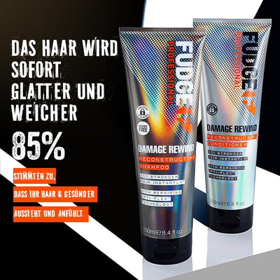 Fudge Professional Damage Rewind Reconstructing Shampoo, Hair Repair, 90 Percent Stronger Hair, Bond Repair Technology, 250 ml Greenwize