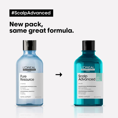 L'Oréal Professionnel Scalp Advanced Anti-Oiliness Dermo-Purifier Shampoo, For Oily, Greasy Hair, Serie Expert, 300ml L'Oréal Professionnel Paris
