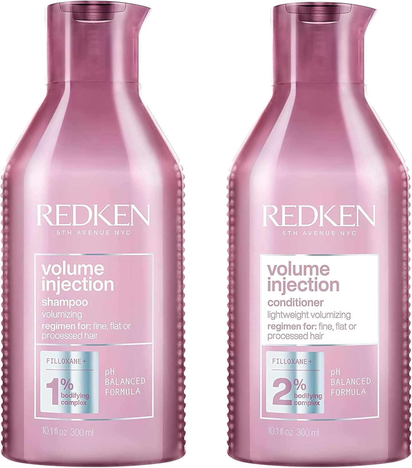 Redken Volume Injection Shampoo 300ml & Conditioner 300ml Duo New Greenwize