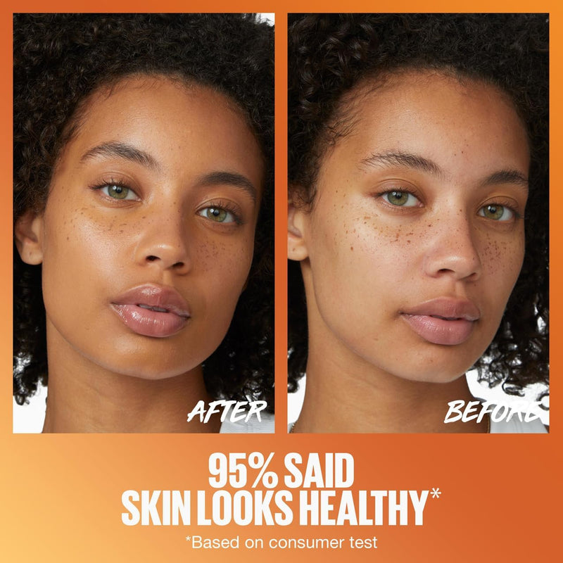 Maybelline Super Stay Skin Tint Foundation, With Vitamin C*, Foundation and Skincare, Long-Lasting up to 24H, Vegan Formula, Shade 48 Maybelline