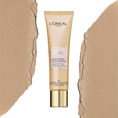 L'Oréal Paris Age Perfect Tinted Day Cream Light to Medium 01 Moisturising for Dry and Mature Skin 30 ml Greenwize
