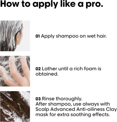 L'Oréal Professionnel Scalp Advanced Anti-Oiliness Dermo-Purifier Shampoo, For Oily, Greasy Hair, Serie Expert, 300ml Greenwize