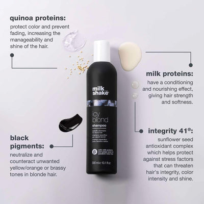 milk_shake - Icy Blonde Shampoo 1000 ml Greenwize
