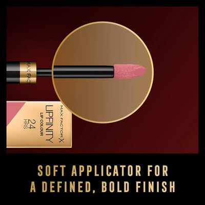 Max Factor Lipfinity 2-step Long-Lasting Lipstick, 24 Hour Effect with Luscious Shine Touch, 010 whisper, 4.2 g Max Factor