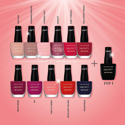 Max Factor NailFinity Nail Polish - Standing Ovation 215, 12 ml Max Factor