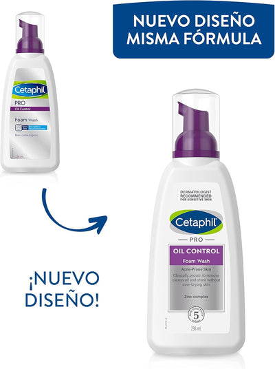 Cetaphil® Pro Oil Control Espuma Limiadora, 236 ml Greenwize