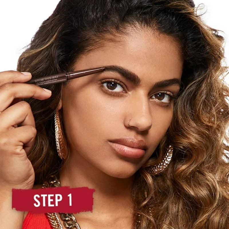 Rimmel Brow this Way Fill & Sculpt Eyebrow Definer, 03- Dark Brown Greenwize