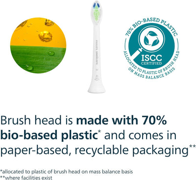 Philips Sonicare W2 Optimal White, Genuine Replacement Toothbrush Heads, White, 8 Pack, HX6068/87 Philips