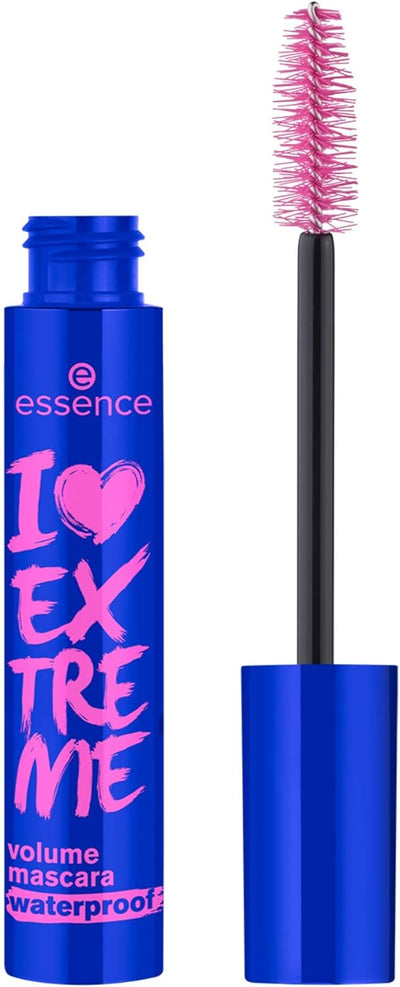 ESSENCE I LOVE EXTREME WATERPROOF VOLUME MASCARA - BLACK, 12ml. Greenwize