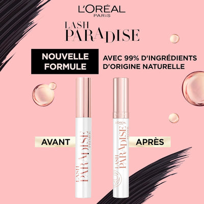 L'Oreal Paris 2-in-1 Mascara Primer Base, Boosts Volume and Length for Fuller Looking Eyelashes, With Jojoba Oil and Vitamins, Suitable for Sensitive Eyes, Lash Paradise, Clear ‎L'Oréal