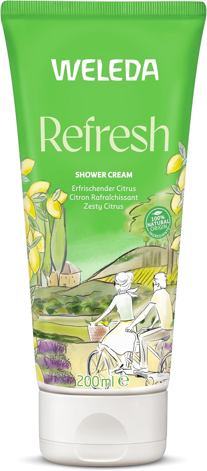 Weleda Shower Gel with Citrus, Creamy Body Wash, For Women & Men, Cleanse & Refresh, Paraben & SLS Free, Certified Natural, Organic, Vegan, 200 ml ‎Weleda