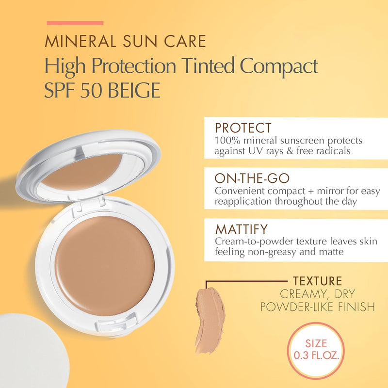 Avene Sand Haute Protection Compact Powder with SPF 50 Plus, 10 g Greenwize