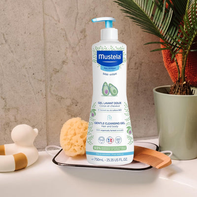 Mustela Bebe Gentle Cleansing Gel 750ml Greenwize