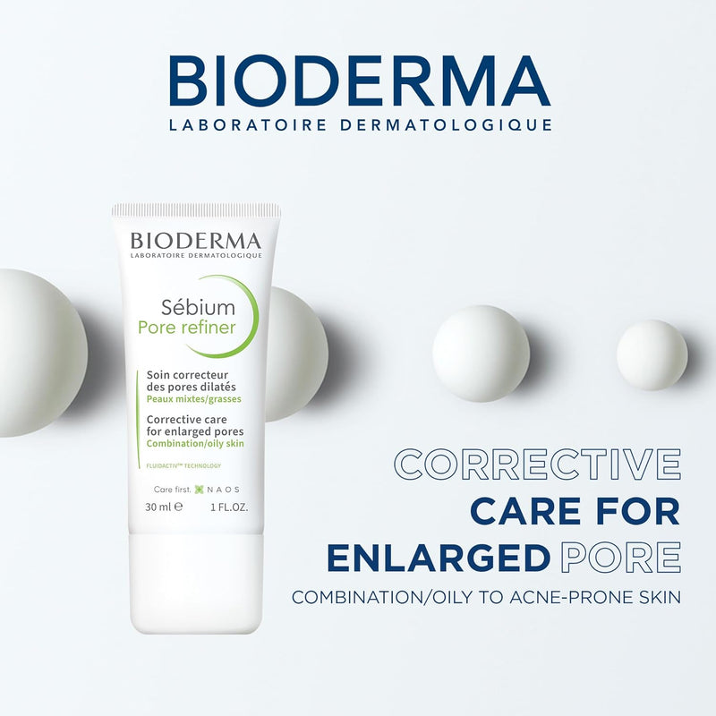 Bioderma Sébium Mat Control - Mattifying Face Cream for Combination to Oily Skin, Controls Shine, Refines Skin Texture & Appearance of Blemishes, 30ml Greenwize