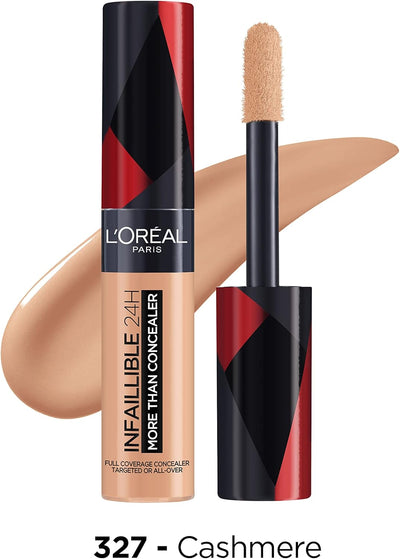 L'Oréal Paris Infallible 24H More Than Concealer, Full-coverage, Longwear and Matte Finish, 327 Cashmere L'Oréal Paris