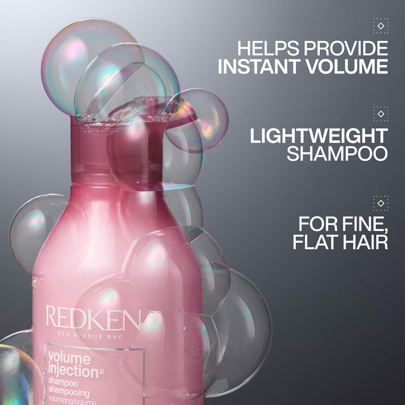 Redken Volume Injection Shampoo 300ml & Conditioner 300ml Duo New Greenwize
