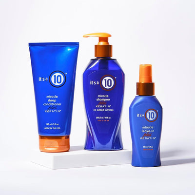 It’s a 10 Haircare - Miracle Leave-in Plus Keratin, Conditioner, Lightweight, Reduce Free, Natural Ingredients, 120ml It's a 10