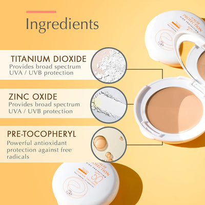 Avene Sand Haute Protection Compact Powder with SPF 50 Plus, 10 g Greenwize