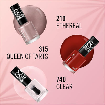 Rimmel 60 Seconds Super Shine Nail Polish, Queen of Tarts Rimmel
