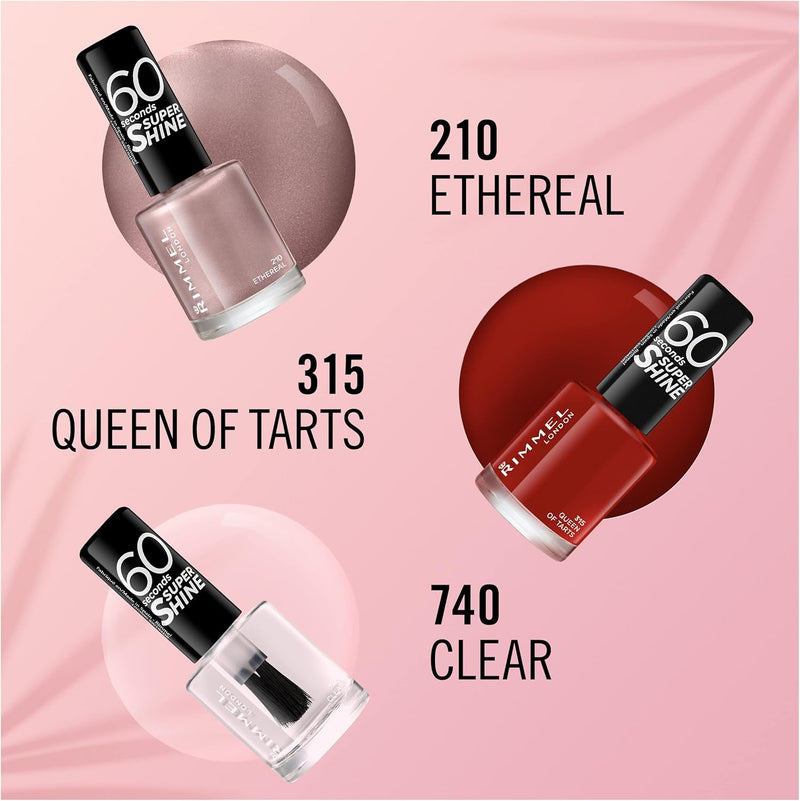 Rimmel 60 Seconds Super Shine Nail Polish, Queen of Tarts Rimmel